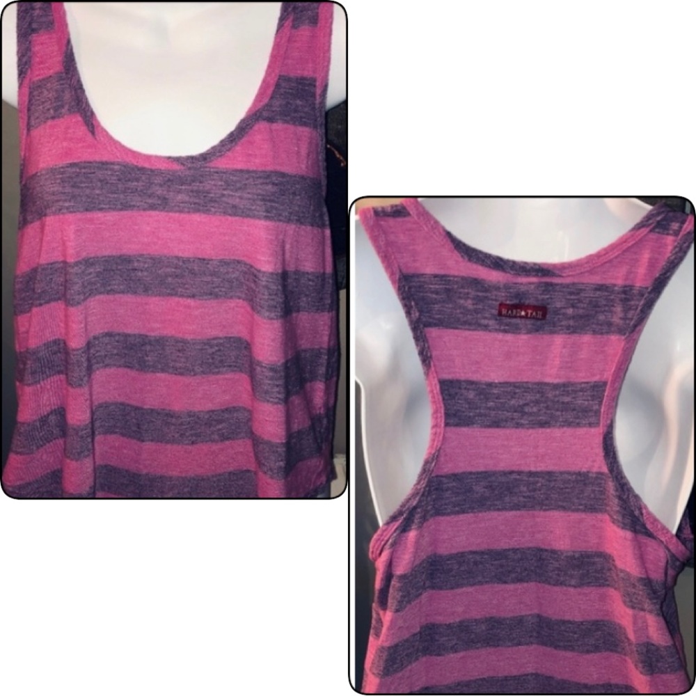 Hard Tail Tank Top, Magenta/Pink & Purple, S EUC